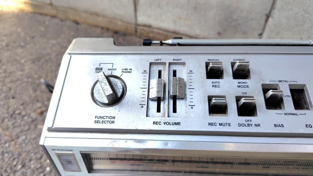 【COLUMBIA】コロムビアラジカセ RN-3500M　ジャンク扱い