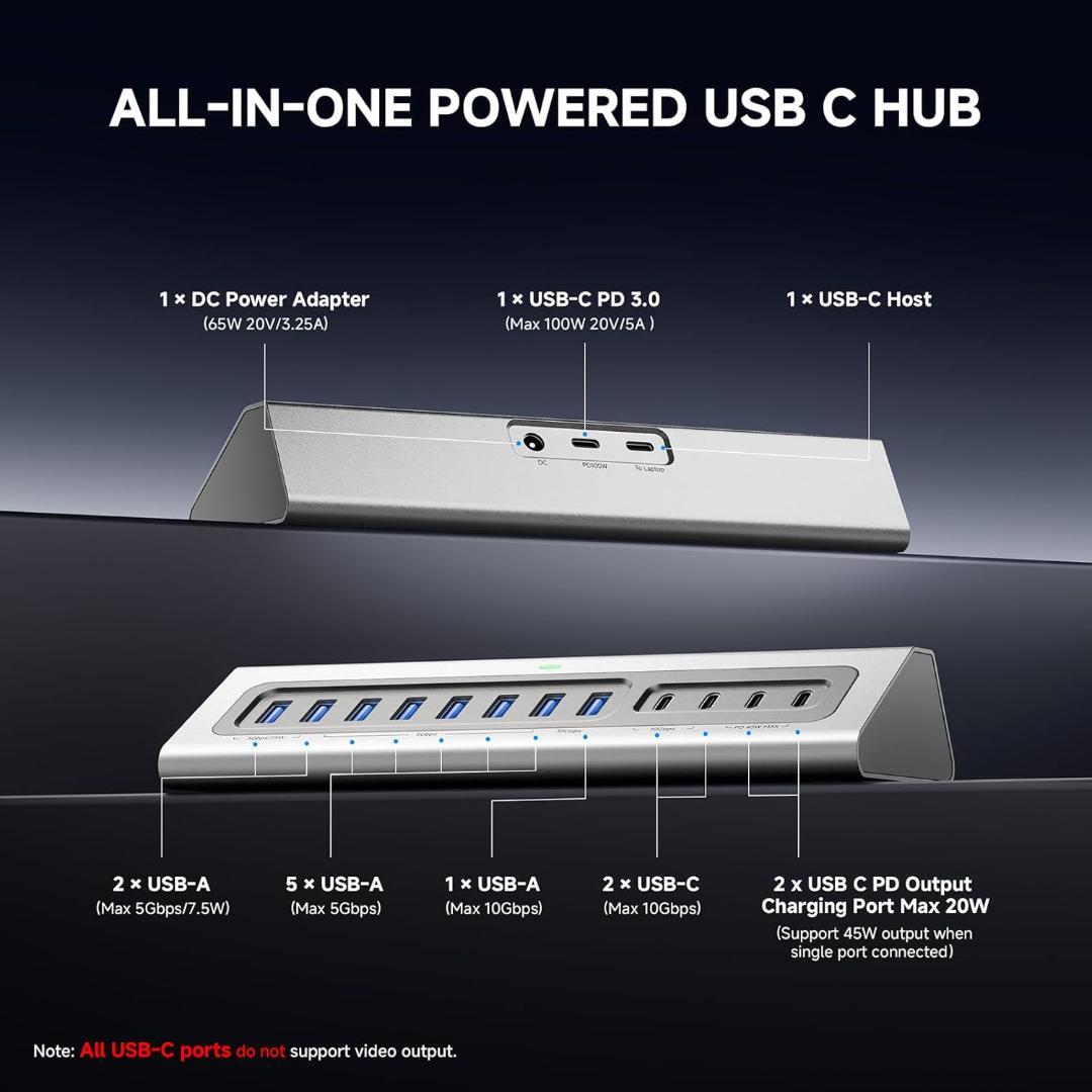 Gitfos C1 USB C ハブ 13in1 100W電源付 新品