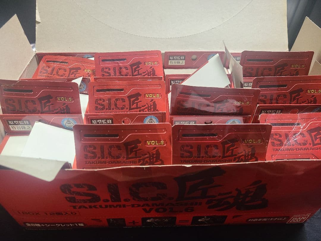 フィギュア未開封 S.I.C. 匠魂 VOL.6 1BOXセット