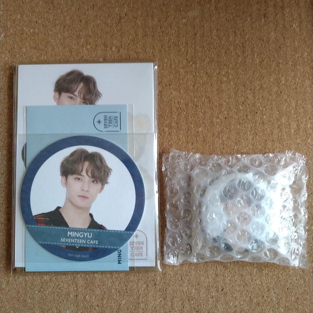 SEVENTEEN CAFE 　ポストカード　缶バッジ　アクスタ　ミンギュ